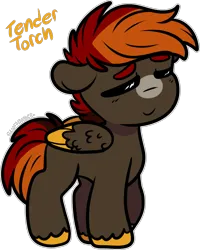 Size: 1213x1518 | Tagged: safe, artist:sexygoatgod, derpibooru import, oc, oc:tender torch, unofficial characters only, pegasus, pony, adoptable, chibi, image, male, png, sale, simple background, solo, transparent background