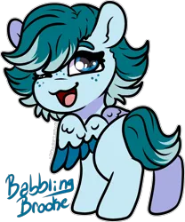 Size: 1420x1703 | Tagged: safe, artist:sexygoatgod, derpibooru import, oc, oc:babbling brooke, unofficial characters only, pegasus, pony, adoptable, chibi, female, image, png, sale, simple background, solo, transparent background