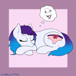 Size: 1500x1500 | Tagged: safe, artist:charlyc1995, derpibooru import, oc, oc:anykoe, earth pony, pony, animated, clothes, cowprint, cute, dream, female, gif, image, panties, sleeping, solo, underwear