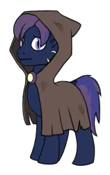 Size: 427x674 | Tagged: safe, artist:bjsampson, artist:tsswordy, derpibooru import, oc, oc:gloom trotter, unofficial characters only, bat pony, bat pony oc, bat wings, cape, cloak, clothes, collaboration, image, looking at you, male, png, shy, simple background, solo, transparent background, wings, worried