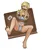 Size: 1688x2022 | Tagged: suggestive, artist:xeninara, derpibooru import, derpy hooves, human, ballgag, bondage, clothes, derpysub, feet, gag, humanized, image, package, packaging, png, tape, tape bondage, underwear