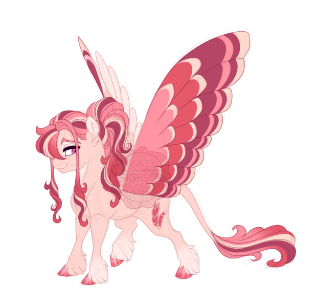 Size: 3500x3400 | Tagged: safe, artist:gigason, derpibooru import, oc, oc:love poetry, pegasus, pony, colored wings, female, image, mare, multicolored wings, png, simple background, solo, transparent background, wings