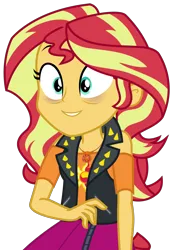 Size: 1700x2453 | Tagged: safe, artist:sketchmcreations, derpibooru import, sunset shimmer, equestria girls, equestria girls series, holidays unwrapped, spoiler:eqg series (season 2), bags under eyes, blizzard or bust, equestria girls 10th anniversary, female, image, png, simple background, smiling, tired, transparent background, vector