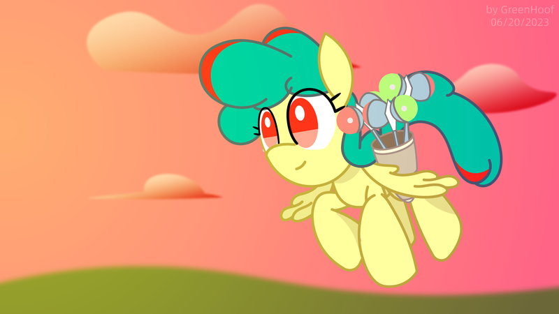 Size: 1920x1080 | Tagged: safe, artist:greenhoof, derpibooru import, oc, oc:compass aisle, pegasus, pony, female, image, mare, pegasus oc, png, solo, vector, wallpaper, wings