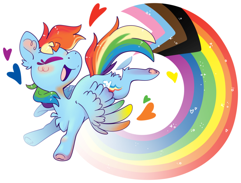 Size: 3975x3013 | Tagged: safe, artist:cutepencilcase, derpibooru import, rainbow dash, pegasus, pony, eyes closed, high res, image, mouthpiece, png, politics, pride flag, simple background, smiling, solo, transparent background