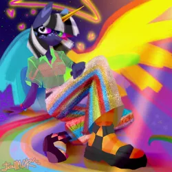 Size: 4096x4096 | Tagged: safe, artist:irinamar, derpibooru import, oc, unofficial characters only, alicorn, anthro, alicorn oc, horn, image, jpeg, solo, wings