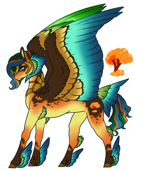 Size: 1920x2140 | Tagged: safe, artist:oneiria-fylakas, derpibooru import, oc, oc:ebonite fall, unofficial characters only, pegasus, pony, alternate design, colored wings, feathered fetlocks, female, image, mare, multicolored wings, png, simple background, solo, tail, tail feathers, transparent background, twitterina design, wings