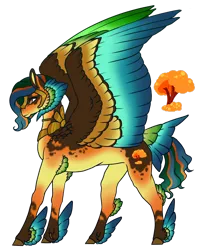 Size: 1920x2140 | Tagged: safe, artist:oneiria-fylakas, derpibooru import, oc, oc:ebonite fall, unofficial characters only, pegasus, pony, alternate design, colored wings, feathered fetlocks, female, image, mare, multicolored wings, png, simple background, solo, tail, tail feathers, transparent background, twitterina design, wings