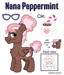 Size: 1800x2100 | Tagged: safe, artist:pink-pone, derpibooru import, oc, oc:peppermint patty, pegasus, pony, female, image, mare, png, reference sheet, simple background, solo, transparent background