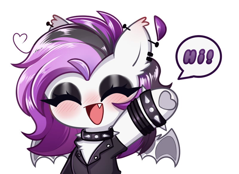 Size: 1000x728 | Tagged: safe, artist:arwencuack, derpibooru import, oc, oc:moonstone, unofficial characters only, pony, undead, vampire, vampony, advertisement, chibi, commission, commission info, emote, emotes, image, looking at you, png, simple background, smiling, smiling at you, solo, white background, ych result