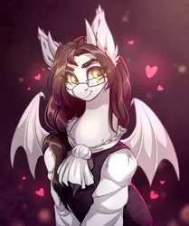 Size: 2440x2912 | Tagged: safe, artist:rico_chan, derpibooru import, oc, oc:draconis taaldis, bat pony, bat pony oc, bat wings, clothes, glasses, image, male, png, wings