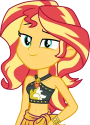Size: 3000x4171 | Tagged: safe, derpibooru import, sunset shimmer, equestria girls, equestria girls series, unsolved selfie mysteries, .ai available, clothes, image, png, simple background, solo, swimsuit, transparent background, vector