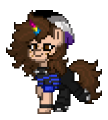 Size: 220x244 | Tagged: safe, derpibooru import, oc, oc:rebecca, ponified, unofficial characters only, human, pony, unicorn, pony town, animated, asexual, asexual pride flag, beanie, blinking, bracelet, brown eyes, brown hair, brown mane, brown tail, choker, clothes, curly hair, curly mane, curly tail, edgy, emo, female, fluffy hair, freckles, gif, hair highlights, happy, hat, horn, image, jewelry, long hair, long mane, long tail, mare, neutral, pansexual, pansexual pride flag, pants, pixel art, pride, pride flag, pride month, punk, shirt, shoes, smiling, solo, spiked choker, tail, trotting, two toned hair, walk cycle, walking
