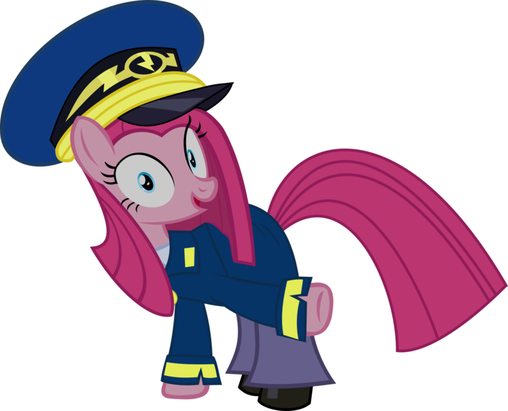 Size: 2104x1703 | Tagged: safe, artist:retroponybro, derpibooru import, general flash, pinkie pie, earth pony, testing testing 1-2-3, ancient wonderbolts uniform, clothes, female, full body, image, looking at you, pinkamena diane pie, png, simple background, solo, transparent background, uniform, vector