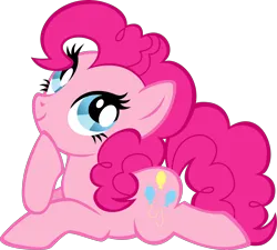 Size: 3078x2769 | Tagged: safe, derpibooru import, official, part of a set, pinkie pie, earth pony, pony, .svg available, female, g4, image, lying down, mare, png, simple background, solo, stock vector, transparent background, vector