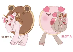 Size: 3500x2500 | Tagged: safe, artist:medkit, derpibooru import, oc, bear, pig, pony, adam's apple, any race, any species, auction, auction open, blushing, chest fluff, chocolate, commission, donut, ears, ears up, english, eye, eyebrows, eyebrows down, eyebrows up, eyelashes, eyes, female, floppy ears, folded wing, food, full body, glaze, happy, headband, heart shaped, high res, hoof to cheek, hooves to cheeks, horizontal, horn, horseshoes, image, lidded eyes, looking at each other, looking at someone, mare, no mane, no tail, nose, one eye closed, open mouth, open smile, partially open wings, pink chocolate, png, raised hoof, shy, simple background, sketch, smiling, smiling at each other, sternocleidomastoid, teeth, text, three quarter view, wall of tags, wings, wink, ych sketch, your character here