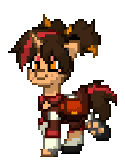 Size: 188x248 | Tagged: safe, derpibooru import, ponified, pony, unicorn, pony town, angry, angry eyes, animated, anime, avatar, backpack, bag, blinking, brown hair, brown mane, brown tail, character, clothes, determined, dress, edgy, eyeshadow, female, fishnets, freckles, genshin impact, gif, gloves, image, makeup, mare, multicolored hair, multicolored mane, multicolored tail, orange eyes, outfit, pigtails, pixel art, punk, punk rock, punk style, red hair, red highlights, red mane, red streak, red tail, rock, rocker, saddle bag, shoes, short hair, short mane, short tail, side view, smiling, solo, style, tail, trotting, two toned hair, two toned mane, two toned tail, walking, walking away, xinyan (genshin impact)