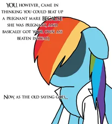 Size: 3023x3351 | Tagged: safe, artist:professorventurer, derpibooru import, rainbow dash, fanfic:rainbow factory, series:ask pippamena, fanfic art, image, png, rainbow factory dash, vulgar