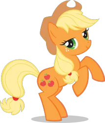 Size: 2214x2589 | Tagged: safe, derpibooru import, official, applejack, earth pony, pony, .svg available, applejack's hat, cowboy hat, female, g4, hat, image, mare, png, shadow, simple background, solo, stock vector, transparent background, vector