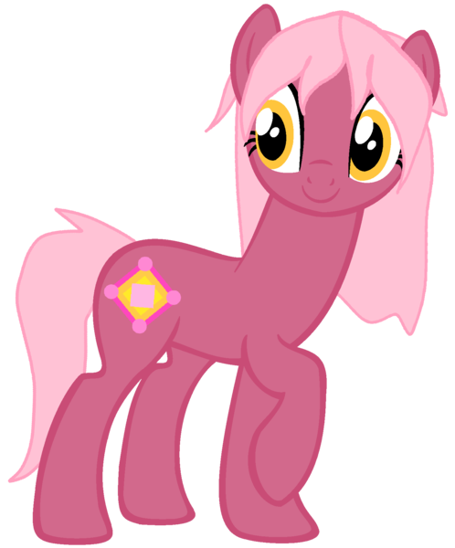 Size: 1486x1792 | Tagged: safe, artist:rainbowstarcolour262, derpibooru import, oc, oc:taffycoat, unofficial characters only, earth pony, pony, cutie mark, earth pony oc, female, image, looking at you, mare, png, raised hoof, simple background, solo, transparent background, yellow eyes