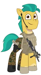 Size: 659x1200 | Tagged: safe, artist:edy_january, artist:prixy05, artist:tharn666, derpibooru import, edit, vector edit, hitch trailblazer, earth pony, pony, g5, my little pony: tell your tale, ak-47, assault rifle, black dog squats, boots, call of duty, call of duty: modern warfare 2, call of duty: modern warfare 3, carbine, clothes, cyrillic, equipment, glock, glock 17, gloves, gun, handgun, image, link in description, male, military, military pony, military uniform, mini drako, pistol, png, rifle, russian, sergeant, shoes, simple background, soldier, soldier pony, solo, special forces, stallion, tactical squad, tools, transparent background, uniform, united states, us army, vector, vest, vest armor, weapon