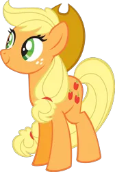 Size: 2001x2973 | Tagged: safe, derpibooru import, official, applejack, earth pony, pony, .svg available, female, g4, image, mare, png, simple background, solo, stock vector, transparent background, vector