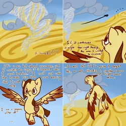 Size: 1002x1002 | Tagged: safe, artist:celadonlonghorn, derpibooru import, oc, oc:desert eagle, pegasus, pony, ask desert eagle, colored wings, female, flying, gradient wings, image, mare, png, solo, tornado, wings