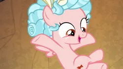 Size: 1280x720 | Tagged: safe, derpibooru import, edit, edited screencap, screencap, cozy glow, pegasus, pony, frenemies (episode), cozybetes, cute, eyes open, female, filly, foal, image, open mouth, png, solo