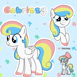 Size: 2048x2048 | Tagged: safe, derpibooru import, oc, pegasus, pony, pony town, adult, cotton candy, female, image, light skin, mare, pegasus oc, png, reference, wings
