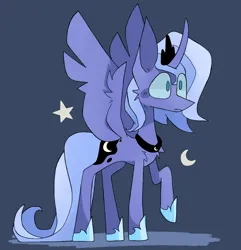 Size: 1972x2048 | Tagged: safe, artist:volchok, derpibooru import, princess luna, alicorn, female, image, jpeg, s1 luna, solo, solo female