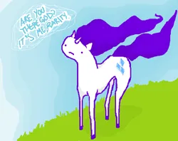 Size: 666x527 | Tagged: safe, artist:seniorpony, derpibooru import, rarity, pony, unicorn, are you there god? it's me margaret, female, flowing mane, image, mare, ms paint, no nose, noodle limbs, png, praying, solo, stylistic suck