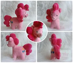 Size: 4935x4261 | Tagged: safe, artist:cutepencilcase, derpibooru import, pinkie pie, earth pony, pony, beady eyes, image, irl, photo, plushie, png, solo