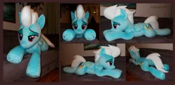 Size: 3540x1716 | Tagged: safe, artist:calusariac, derpibooru import, fleetfoot, pony, image, irl, jpeg, lying down, photo, plushie, prone, solo