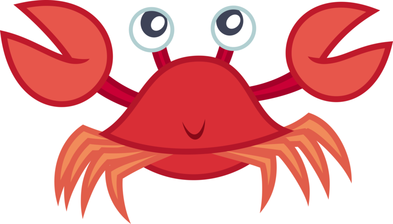 Size: 3501x2000 | Tagged: safe, artist:diegator007, derpibooru import, crab, ppov, season 6, cute, happy, image, png, simple background, smiling, solo, transparent background, vector