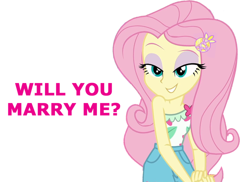 Size: 1166x883 | Tagged: safe, derpibooru import, edit, edited screencap, screencap, fluttershy, equestria girls, equestria girls series, spring breakdown, spoiler:eqg series (season 2), image, lidded eyes, marriage proposal, not a vector, png, talking to viewer, text