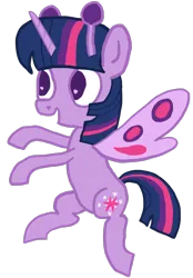 Size: 720x1033 | Tagged: safe, artist:wissle, derpibooru import, twilight sparkle, breezie, flutter pony, insect, pony, atg 2023, breeziefied, female, image, insect wings, newbie artist training grounds, png, simple background, solo, species swap, transparent background, wings