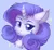 Size: 2020x1855 | Tagged: safe, artist:lilclim, derpibooru import, rarity, pony, unicorn, bust, chest fluff, colored, curly hair, cute, digital art, eyes open, female, fluffy mane, horn, image, lineart, png, portrait, shading, simple background, solo, sparkles, stars