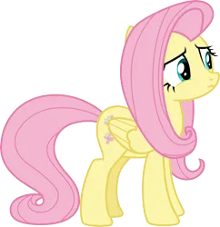 Size: 3000x3104 | Tagged: safe, artist:cloudy glow, derpibooru import, fluttershy, fake it 'til you make it, .ai available, image, png, simple background, solo, transparent background, vector
