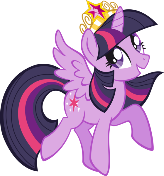 Size: 1556x1670 | Tagged: safe, derpibooru import, official, twilight sparkle, twilight sparkle (alicorn), alicorn, pony, .svg available, crown, female, g4, image, jewelry, mare, png, raised hoof, regalia, simple background, solo, stock vector, transparent background, vector