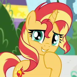 Size: 1080x1080 | Tagged: artist needed, source needed, safe, derpibooru import, sunset shimmer, pony, unicorn, equestria girls, female, image, jpeg, solo