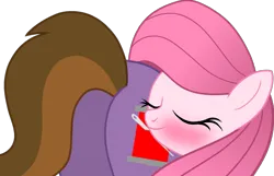 Size: 1165x751 | Tagged: suggestive, artist:tanahgrogot, derpibooru import, oc, oc:annisa trihapsari, oc:princess kincade, unofficial characters only, earth pony, pony, adorasexy, blushing, butt, butt pillow, cute, duo, duo female, eyes closed, female, females only, hair, image, kincadebutt, long hair, long mane, mane, medibang paint, png, sexy, simple background, sleeping, snuggling, tail, transparent background