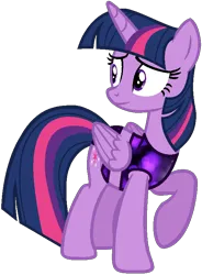 Size: 590x802 | Tagged: safe, artist:loladreamteam, artist:reafelice14, derpibooru import, twilight sparkle, alicorn, pony, clothes, image, png, solo, swimsuit