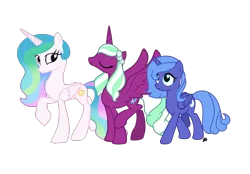 Size: 2360x1640 | Tagged: safe, derpibooru import, princess celestia, princess luna, pony, g5, my little pony: a new generation, my little pony: make your mark, my little pony: the movie, female, image, my little pony, my little pony fim, my little pony g5, my little pony mlp, my little pony: make your mark chapter 4, mylittleponyg4, opaline arcana, png, rating, royal princesses, royal sisters, royalty, siblings, sisters