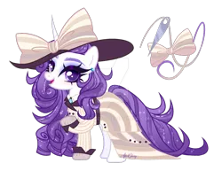 Size: 1920x1483 | Tagged: safe, artist:gloriaartist, derpibooru import, oc, pony, clothes, female, image, magical lesbian spawn, mare, offspring, parent:lily lace, parent:rarity, png, rose dewitt bukater, simple background, solo, titanic, transparent background