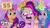 Size: 1280x720 | Tagged: safe, derpibooru import, izzy moonbow, pipp petals, earth pony, pegasus, pony, unicorn, g5, :o, bracelet, flower, flower in hair, glasses, image, jewelry, jpeg, makeup, open mouth, youtube link, youtube thumbnail