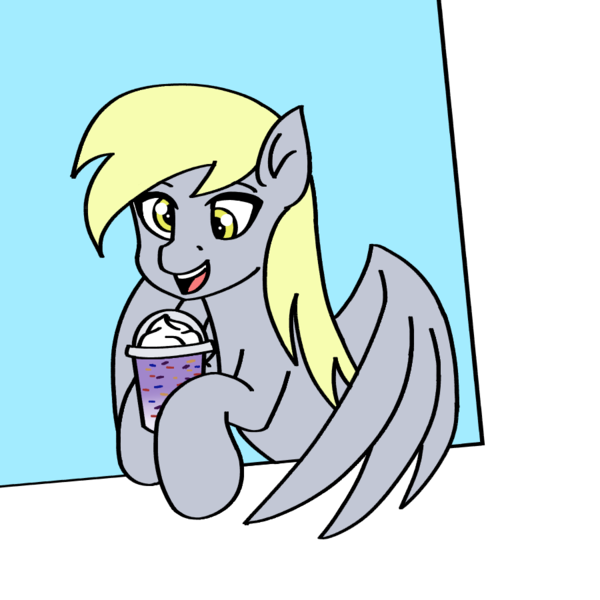 Size: 900x900 | Tagged: safe, artist:artevi, derpibooru import, derpy hooves, pegasus, pony, atg 2023, grimace shake, image, meme, newbie artist training grounds, png, simple background, solo, transparent background, wings