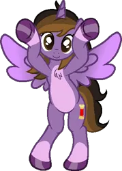 Size: 345x481 | Tagged: safe, artist:stellar-ponies, artist:tanahgrogot, derpibooru import, part of a set, oc, oc:princess kincade, unofficial characters only, alicorn, pony, alicorn oc, base used, caramelldansen, cute, dancing, happy, horn, image, looking at you, ocbetes, png, simple background, smiling, smiling at you, solo, transparent background, wings