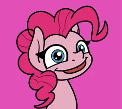 Size: 2048x1828 | Tagged: safe, artist:ewoudcponies, derpibooru import, pinkie pie, earth pony, image, pink background, png, simple background, solo, tongue out