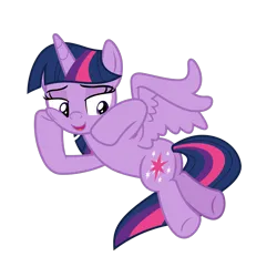 Size: 5000x5000 | Tagged: safe, artist:gypsykumquat, derpibooru import, twilight sparkle, twilight sparkle (alicorn), alicorn, pony, .svg available, absurd resolution, bedroom eyes, female, hoof on chin, image, inkscape, looking at butt, lying down, png, prone, seductive, seductive look, seductive pose, show accurate, simple background, solo, solo female, spread wings, transparent background, vector, wings