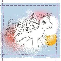 Size: 1000x1000 | Tagged: safe, derpibooru import, official, windy (g1), pony, unicorn, g1, abstract background, avatar, female, image, jpeg, mare, solo